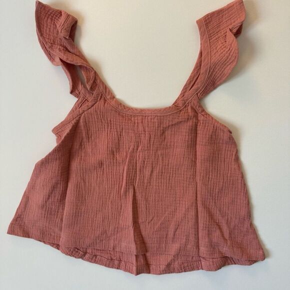 $78 Marine Layer Jude Flutter Sleeve tank size medium m6 - Picture 3 of 4